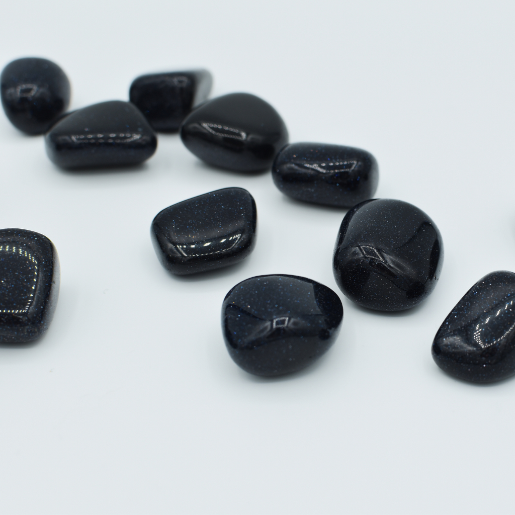 Tumbled Blue Goldstone