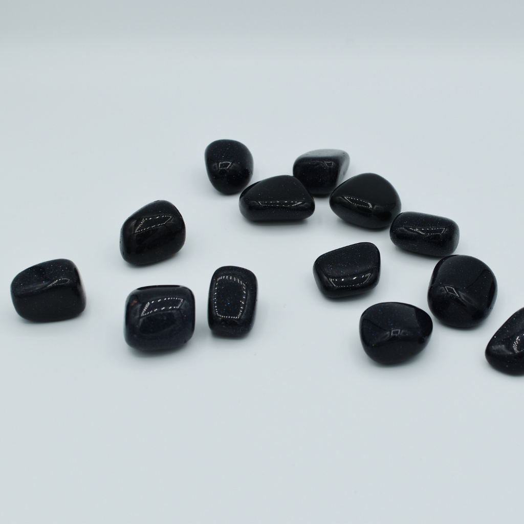 Tumbled Blue Goldstone