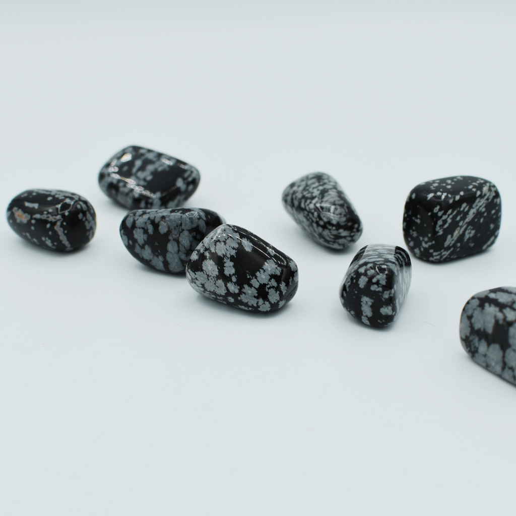 Tumbled Snowflake Obsidian Large