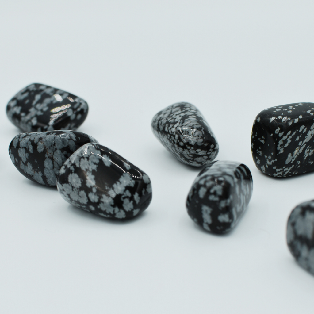 Tumbled Snowflake Obsidian Large