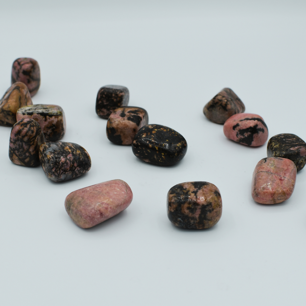 Tumbled Rhodonite (Light) - Preium Intuitive Crystal