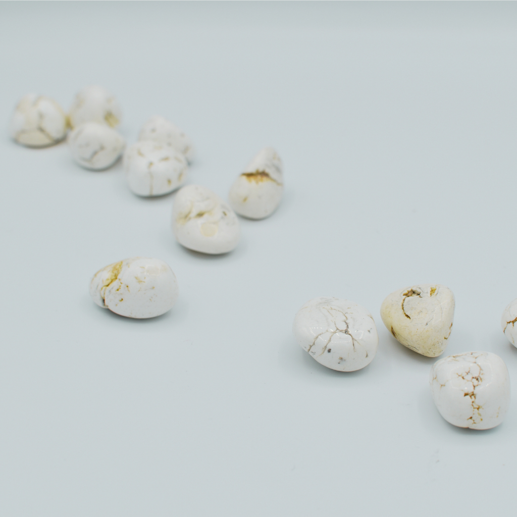 Tumbled White Magnesite