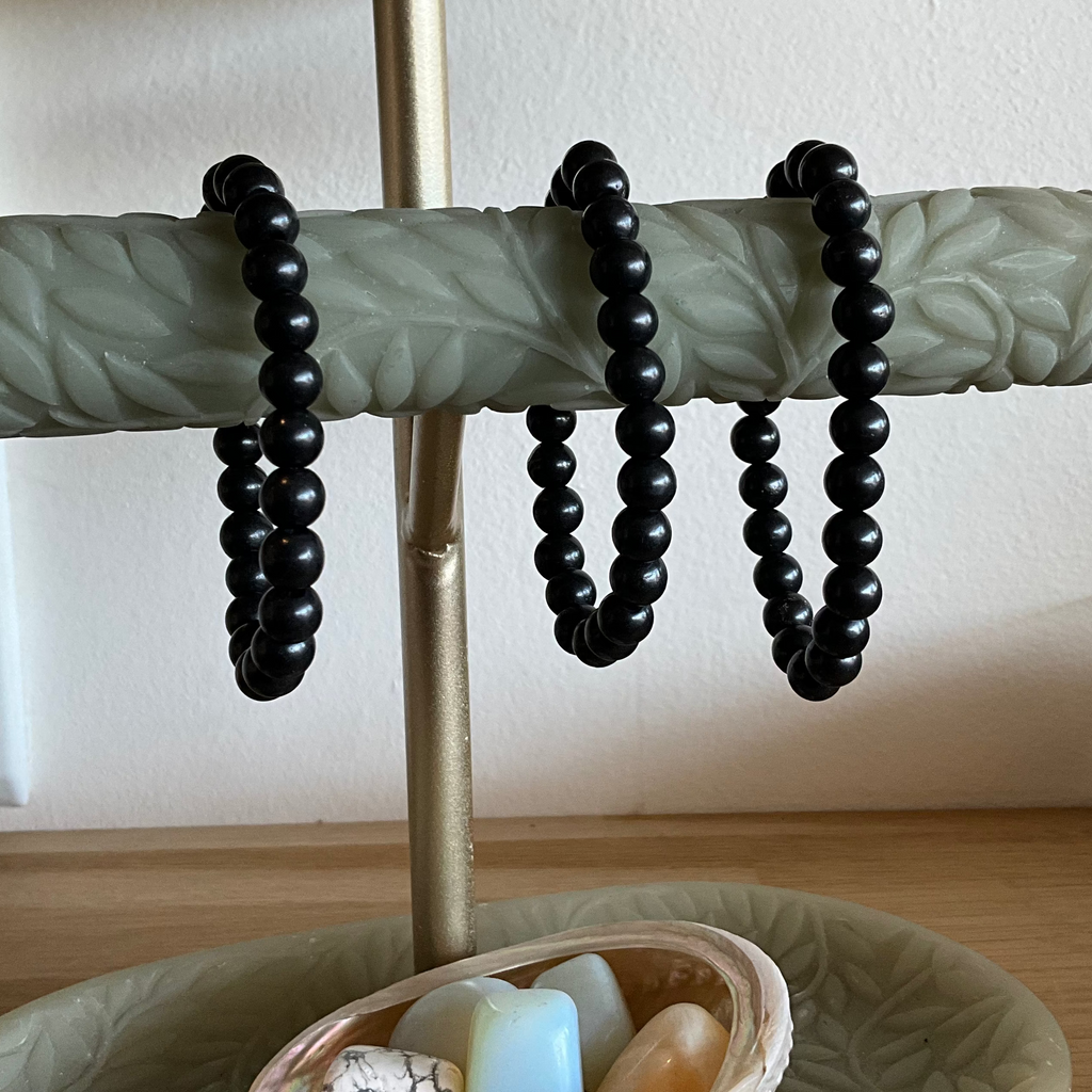 Shungite 8mm Bead Bracelet