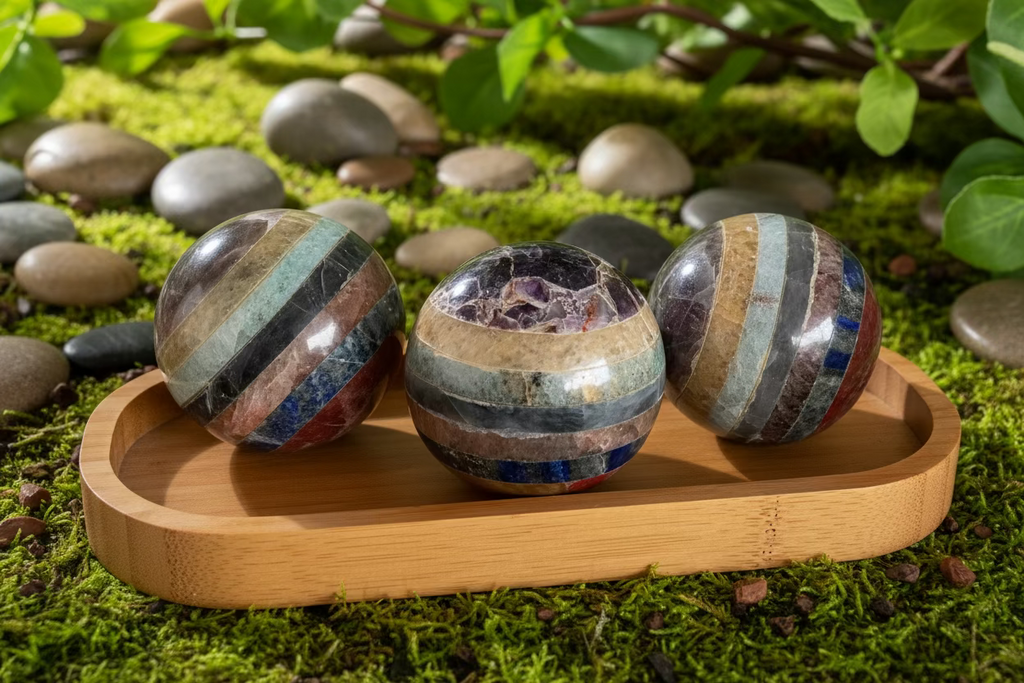 Gemstone Multi Sphere Large 6cm