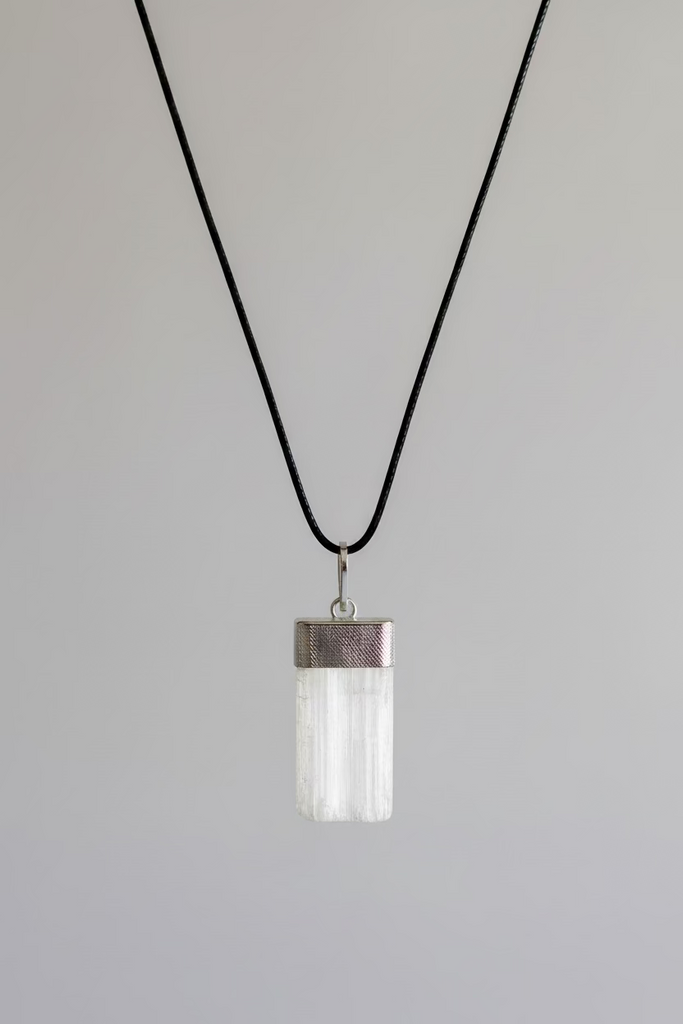 Selenite Pendant Assorted Large