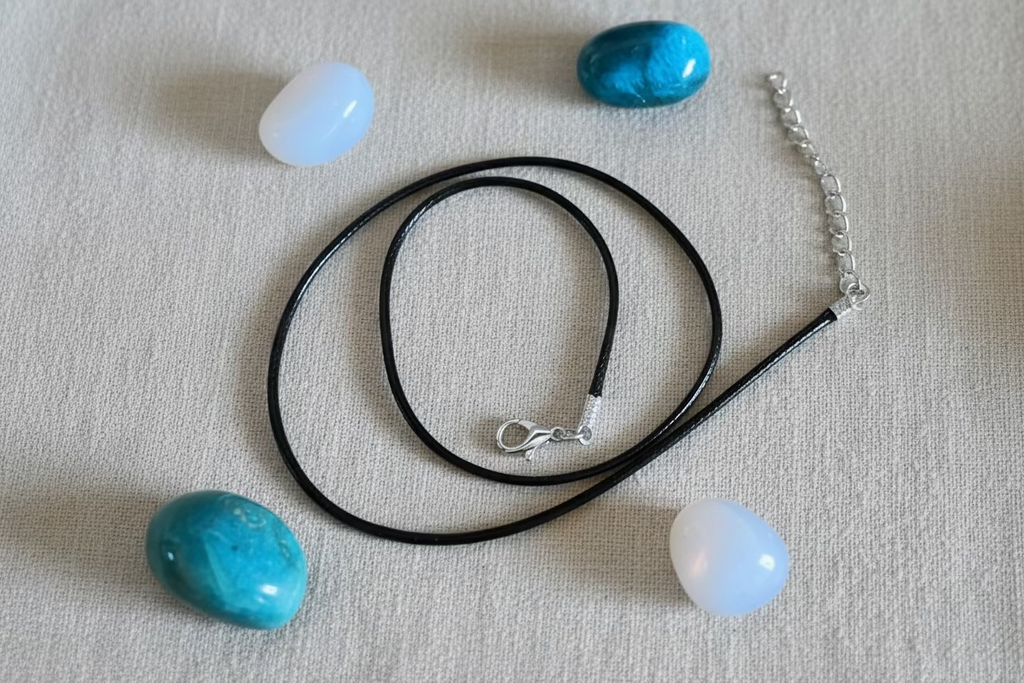 Black Necklace Cords with adjustable clasp