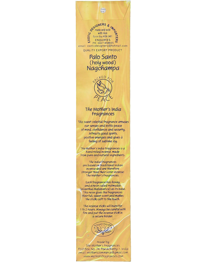 Palo Santo Nagchampa Incense
