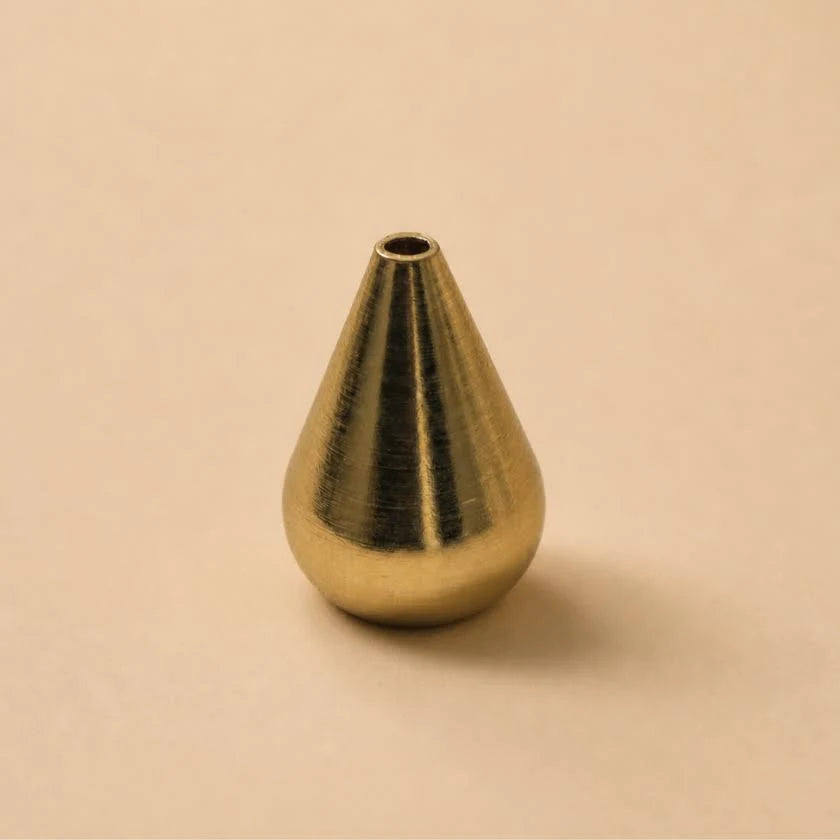 Gold Water Drop Incense Holder