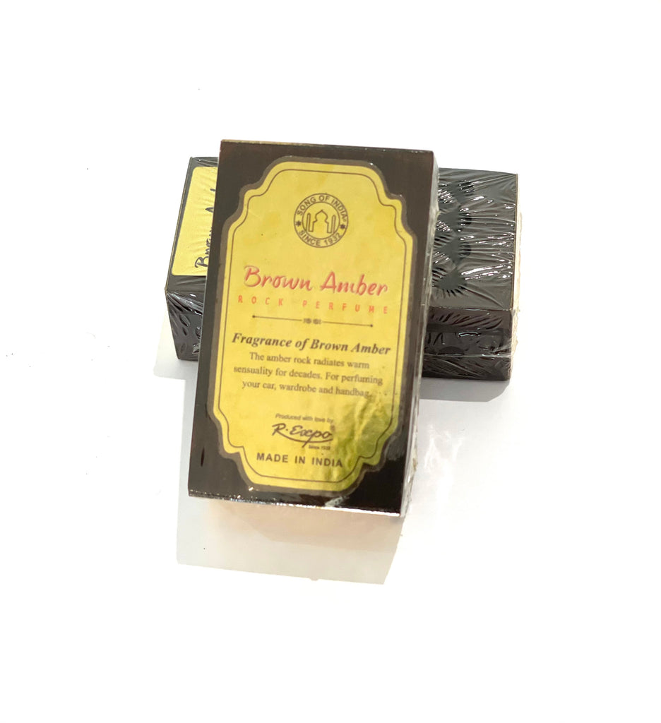 Rosewood Cutwork Box BROWN AMBER Resin