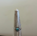 Silver Crowned Halo Stacker Ring Size 11