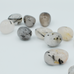 Tumbled Tourmalinated Quartz