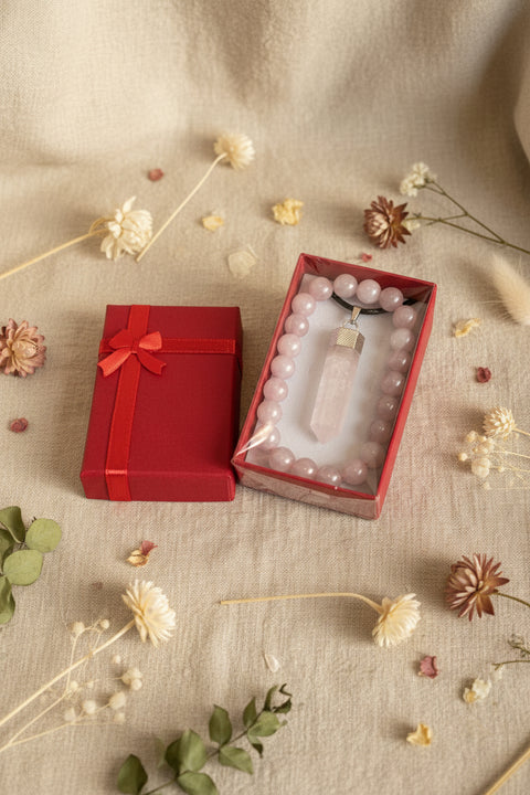 Assorted Necklace and Bead Bracelet Gift Boxed