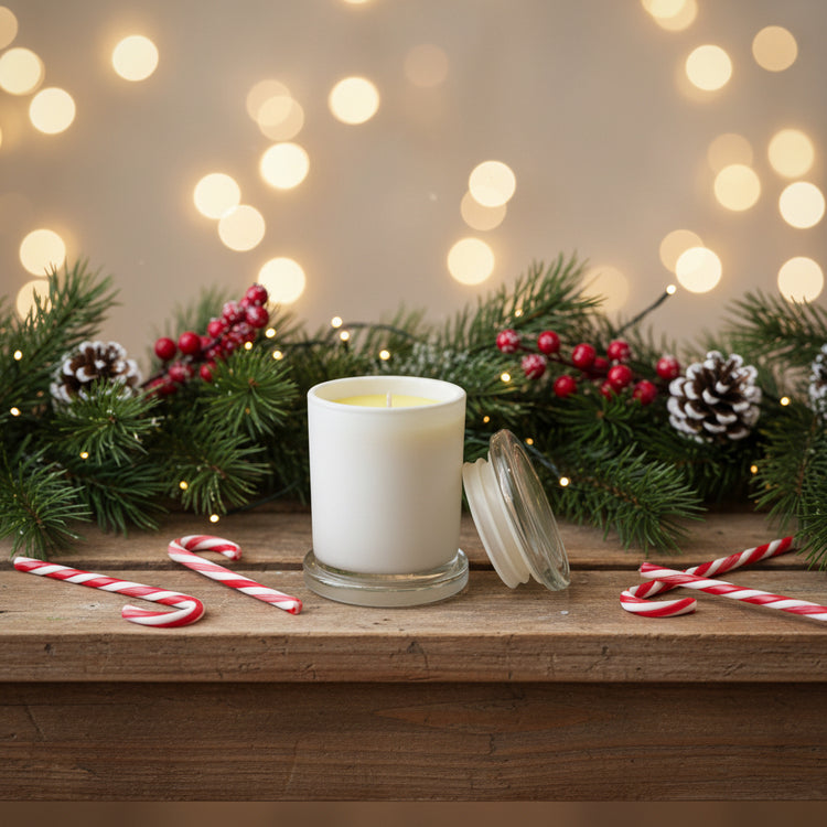 Candy Cane Small Jar Candle