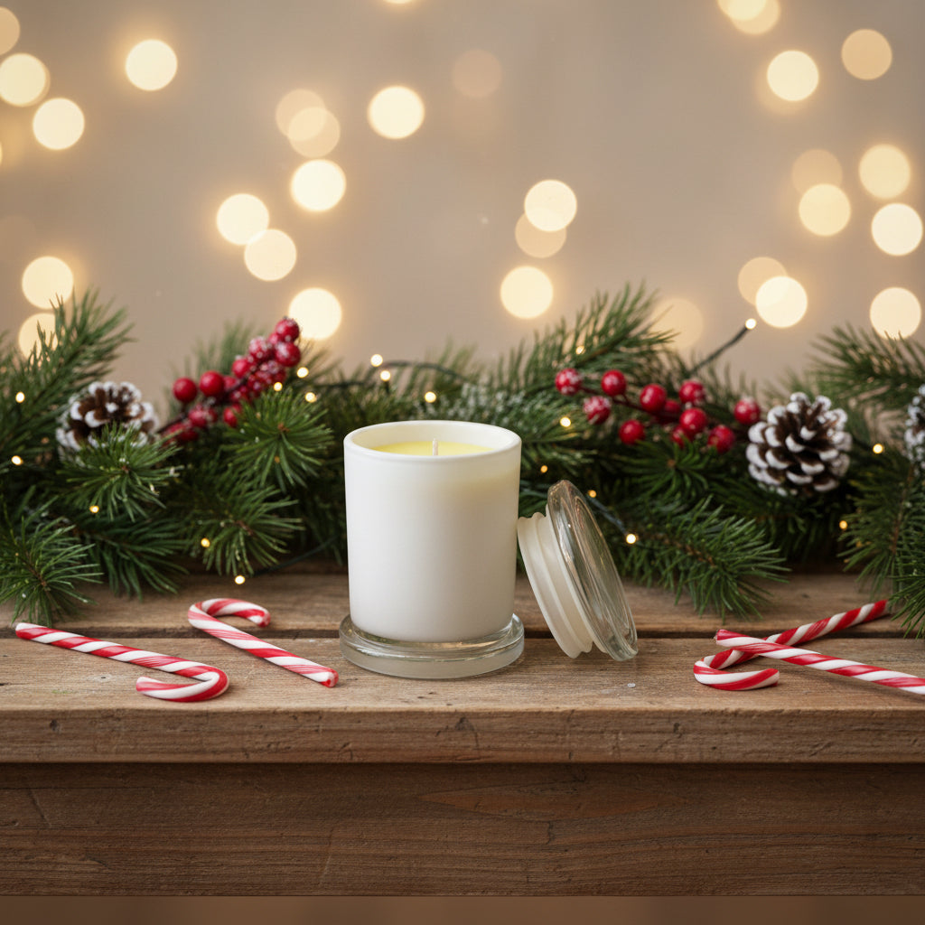 Candy Cane Small Jar Candle