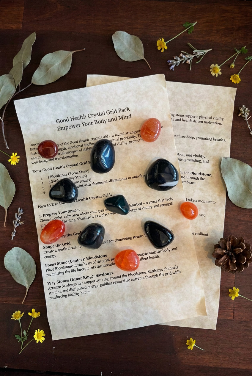 Zen Thyme’s Good Health Crystal Grid - Empower Your Body and Mind
