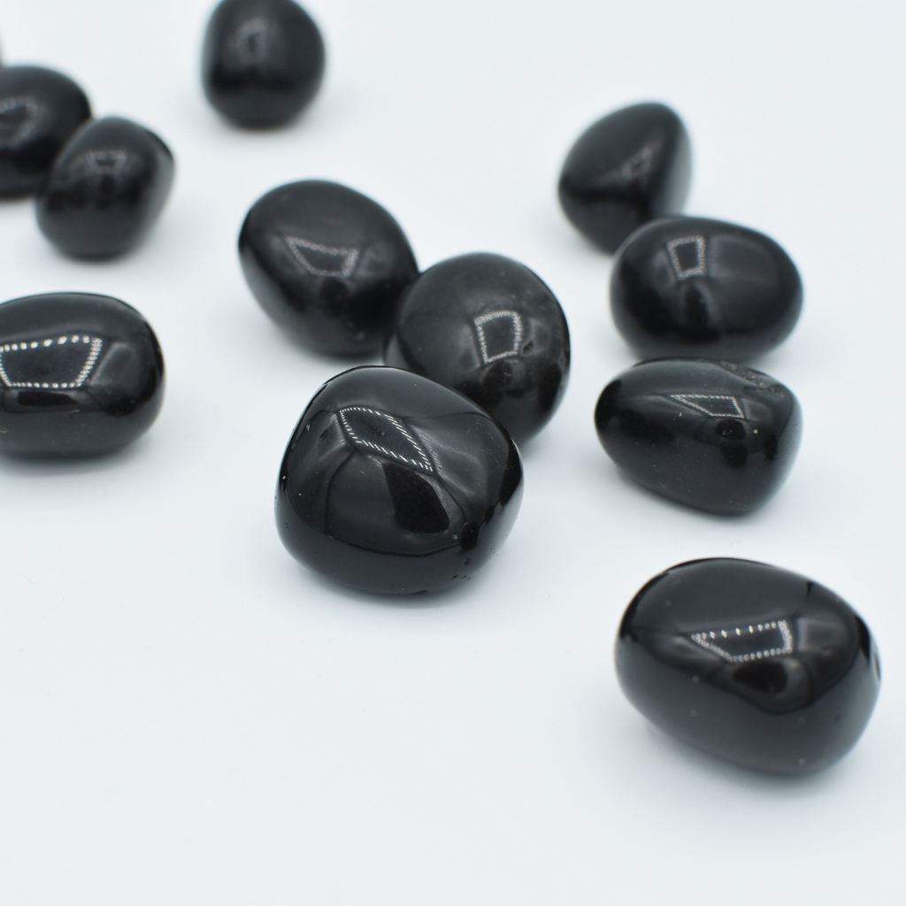 Tumbled Black Obsidian