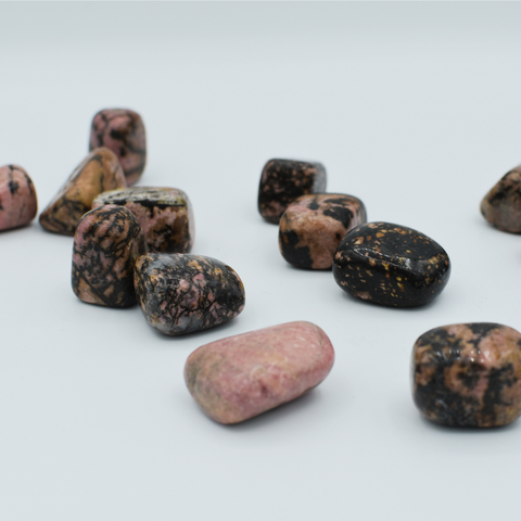 Tumbled Rhodonite (Light) - Preium Intuitive Crystal