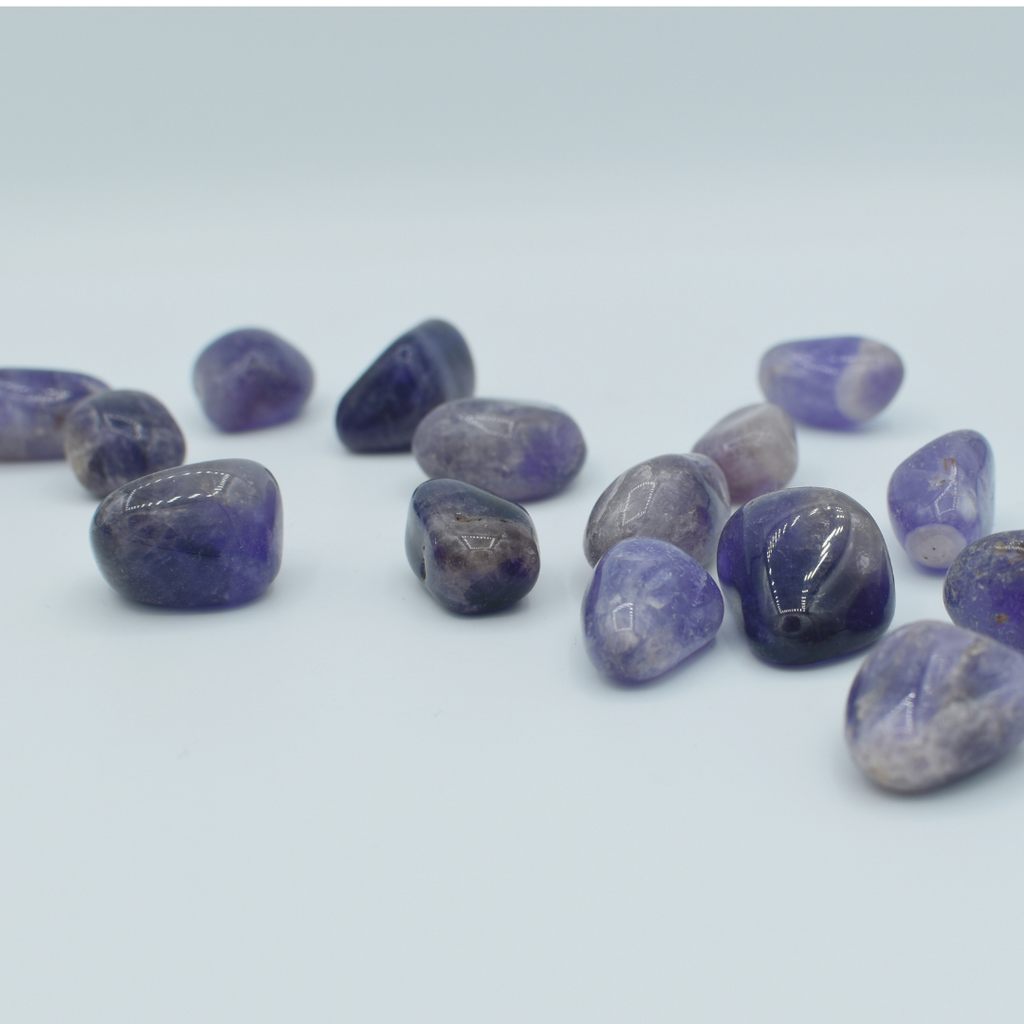 Tumbled Chevron Amethyst