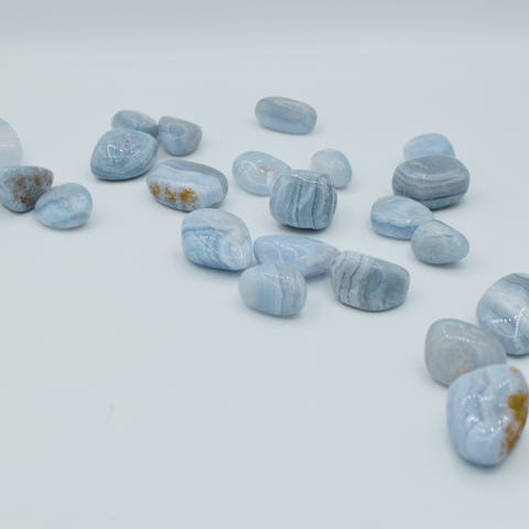 Tumbled Blue Lace Agate