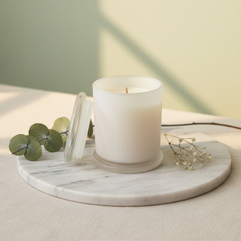 Ambered Sandalwood White Jar
