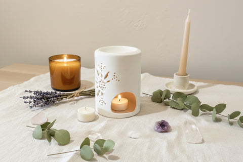 White Ceramic Wax Melt Warmer