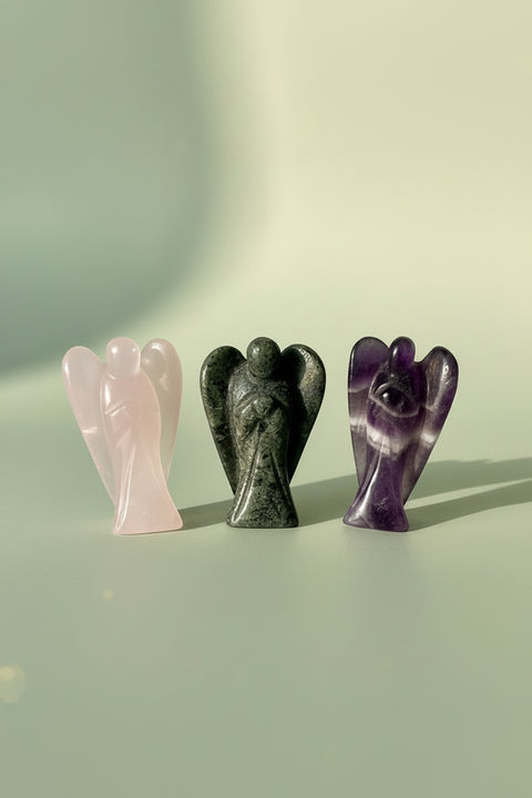 Crystal Carved Angel (Various) Small