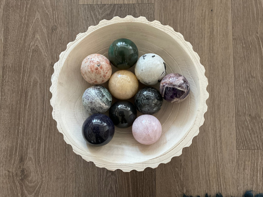 Mixed Gemstone Sphere Large 4.5-5.5cm