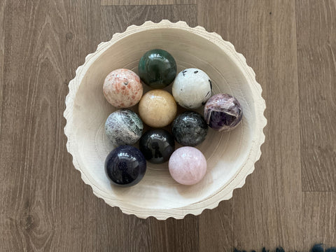 Mixed Gemstone Sphere Large 4.5-5.5cm