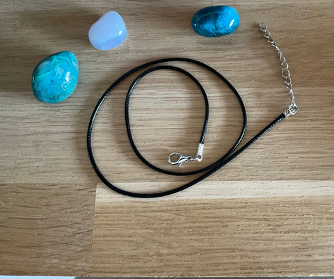 Black Necklace Cords with adjustable clasp