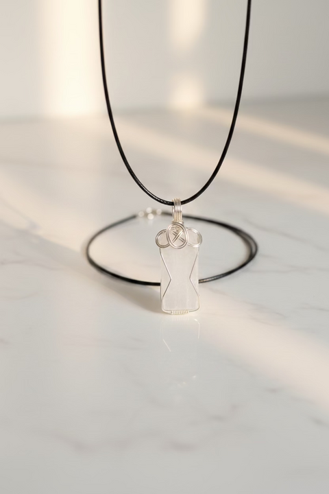Selenite Pendant Assorted Large