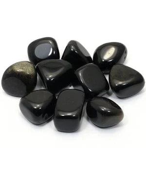 Tumbled Sheen Obsidian