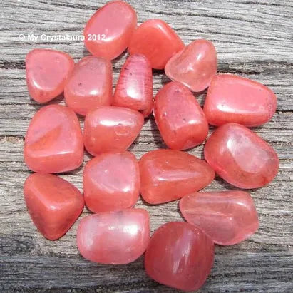 Tumbled Strawberry Obsidian