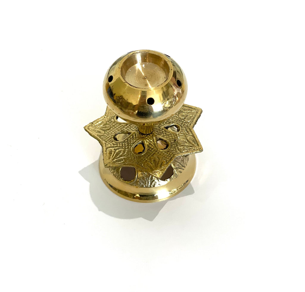 Cone & Incense Holder Gold